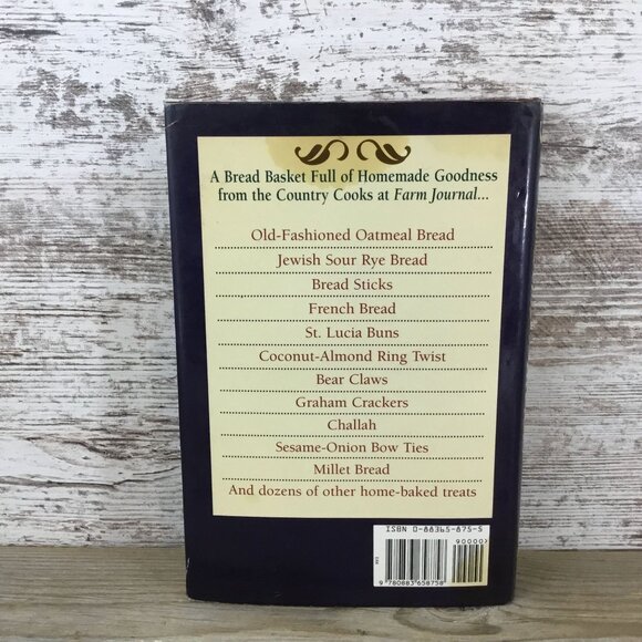Farm Journals Homemade Breads Hardcover Cookbook 1994 Edition Over 250 Recipes - Picture 2 of 12